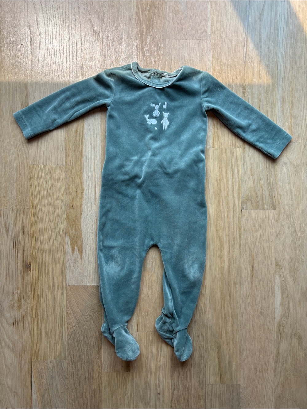 Kipp Baby Valour Footie in Sage Green